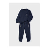 Mayoral Boys Navy Tracksuit Set